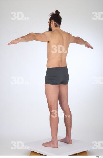 Man White Slim Male Studio Poses