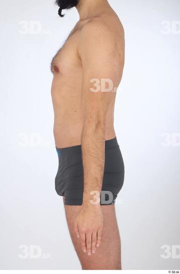 Man White Slim Male Studio Poses