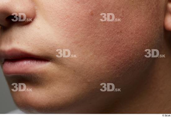 Mouth Cheek Skin Man Slim Studio photo references