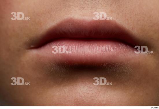 Mouth Skin Man Slim Studio photo references