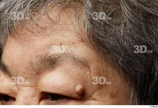 Eye Face Hair Skin Woman Asian Chubby Wrinkles Studio photo references