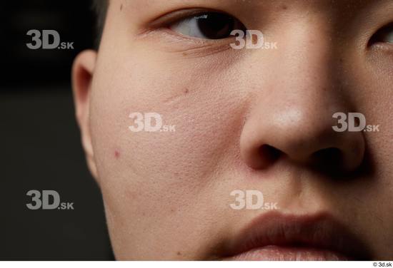 Eye Face Mouth Nose Cheek Skin Man Asian Slim Studio photo references