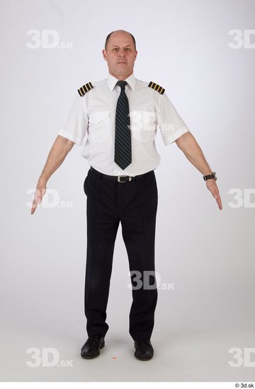 Whole Body Man White Uniform Athletic Studio photo references