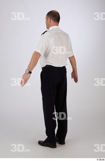 Whole Body Man White Uniform Athletic Studio photo references