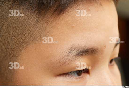 Face Hair Skin Man Asian Slim Studio photo references