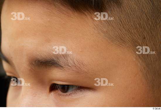 Face Hair Skin Man Asian Slim Studio photo references