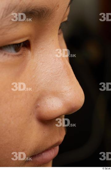 Face Nose Skin Man Asian Slim Studio photo references