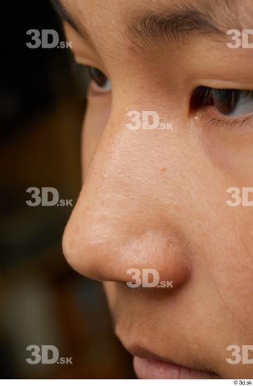 Face Nose Skin Man Asian Slim Studio photo references