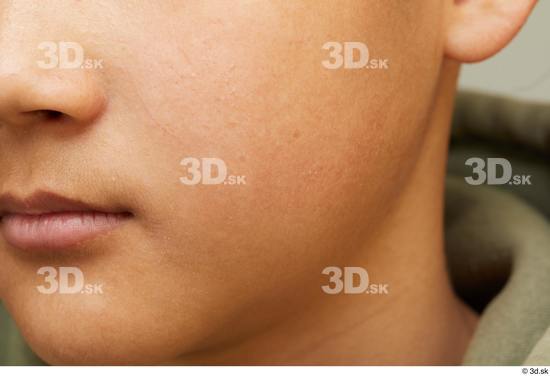 Face Mouth Nose Cheek Skin Man Asian Slim Studio photo references