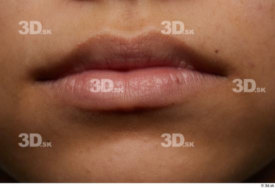 Face Mouth Skin Woman Asian Slim Studio photo references