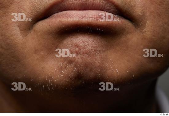 Face Mouth Skin Man Asian Slim Wrinkles Studio photo references