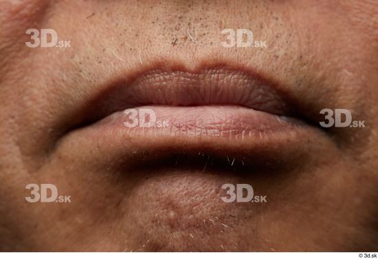 Face Mouth Skin Man Asian Slim Wrinkles Studio photo references