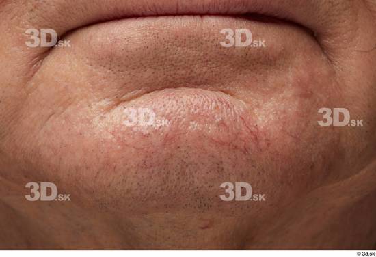 Face Mouth Skin Man White Chubby Wrinkles Studio photo references