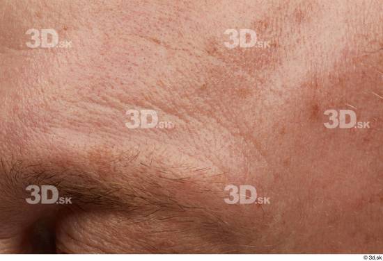 Face Skin Man White Chubby Wrinkles Studio photo references