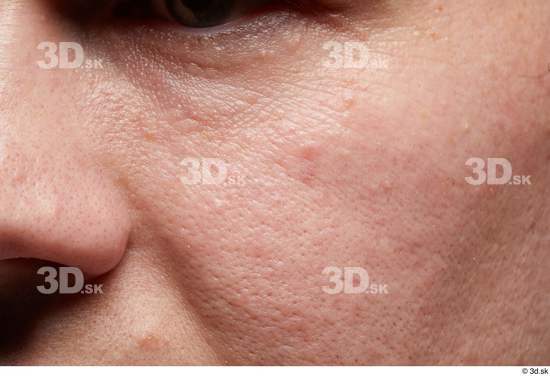 Face Cheek Skin Man White Chubby Studio photo references