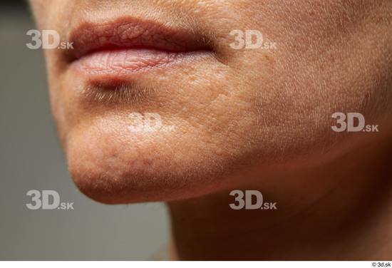 Face Mouth Skin Woman White Slim Studio photo references