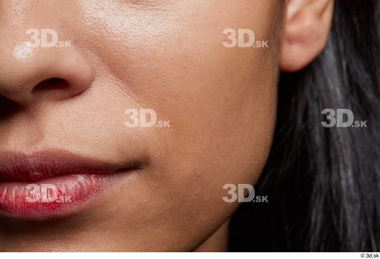 Face Mouth Nose Cheek Skin Woman Slim Studio photo references