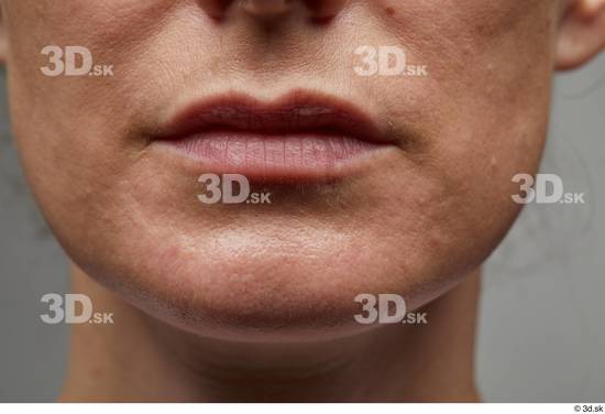 Mouth Skin Woman White Slim Studio photo references