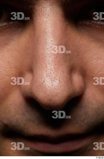 Nose Skin Man Slim Studio photo references