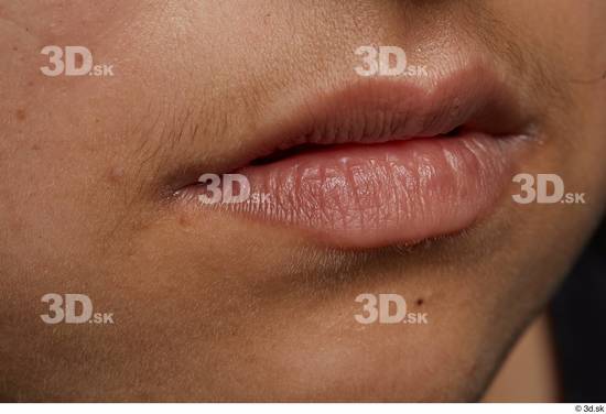 Face Mouth Skin Woman Slim Studio photo references