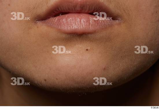 Face Mouth Skin Woman Slim Studio photo references