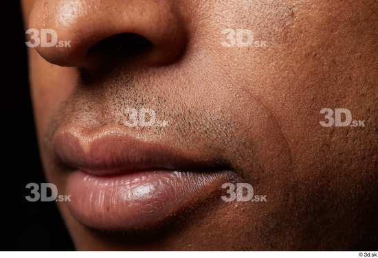 Face Mouth Nose Cheek Skin Man Black Wrinkles Studio photo references