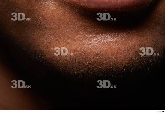 Face Skin Man Black Studio photo references