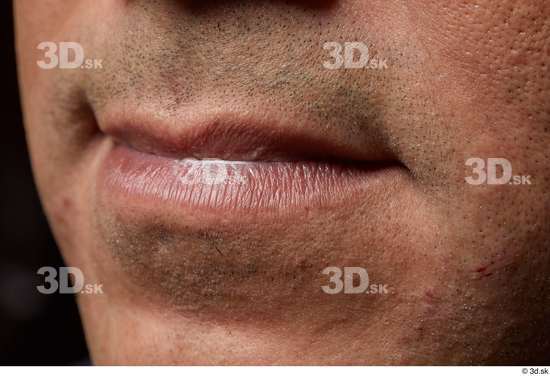 Face Mouth Skin Man Slim Studio photo references