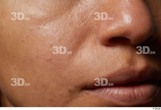 Face Mouth Nose Cheek Skin Woman Slim Studio photo references