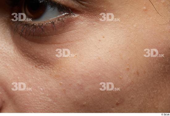 Face Cheek Skin Woman Slim Wrinkles Studio photo references