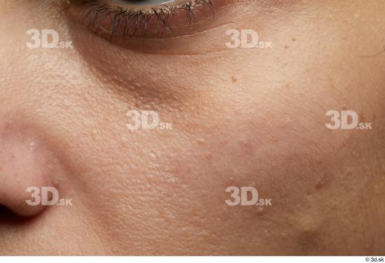 Face Cheek Skin Woman Slim Wrinkles Studio photo references