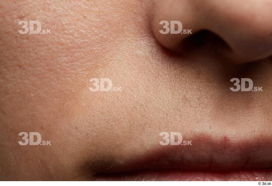 Face Mouth Cheek Skin Woman Slim Studio photo references