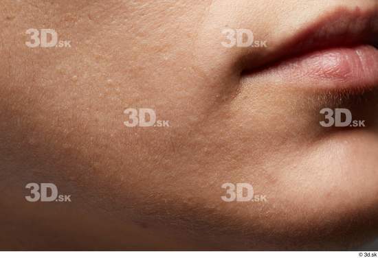 Face Mouth Cheek Skin Woman Slim Studio photo references