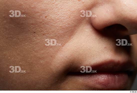 Face Mouth Nose Cheek Skin Woman Slim Studio photo references