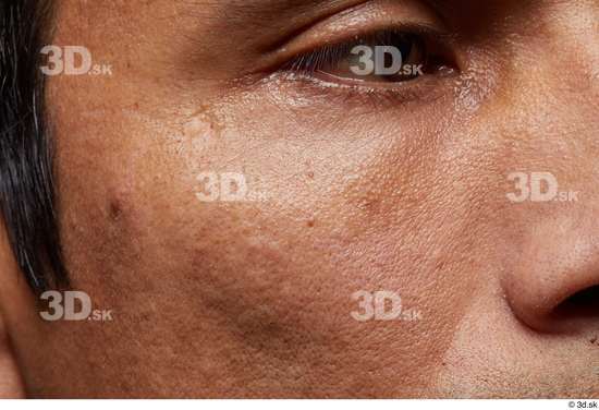 Eye Cheek Skin Man Slim Wrinkles Studio photo references