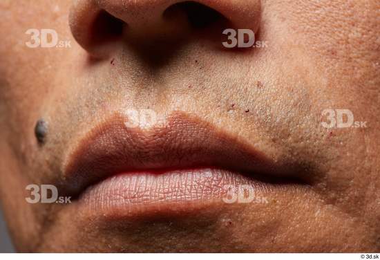 Mouth Skin Man Slim Studio photo references