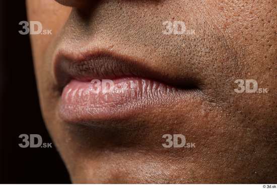 Face Mouth Skin Man Slim Studio photo references