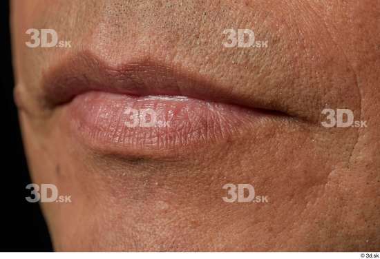 Face Mouth Skin Man Slim Wrinkles Studio photo references