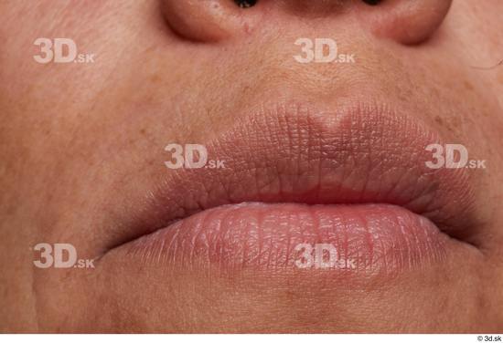 Face Mouth Skin Woman Slim Wrinkles Studio photo references