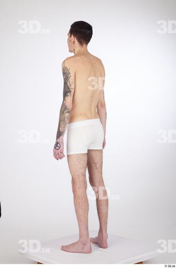 Man White Underweight Male Studio Poses