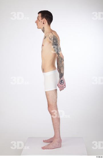 Man White Underweight Male Studio Poses