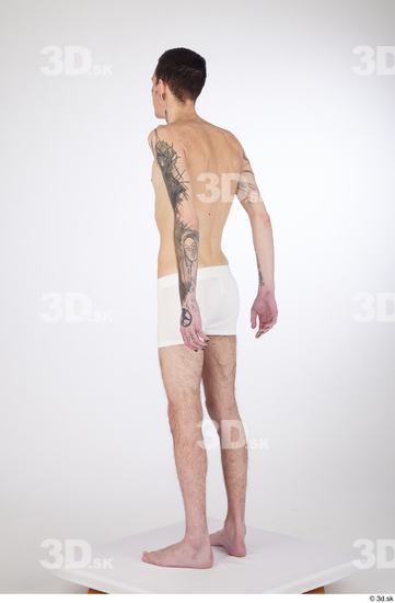 Man White Underweight Male Studio Poses