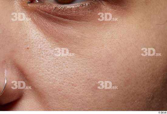 Face Cheek Skin Woman Slim Studio photo references