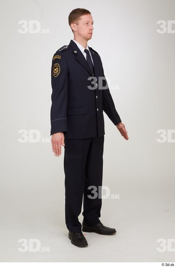 Whole Body Man White Uniform Athletic Studio photo references