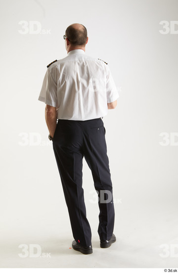 Whole Body Man White Uniform Athletic Studio photo references