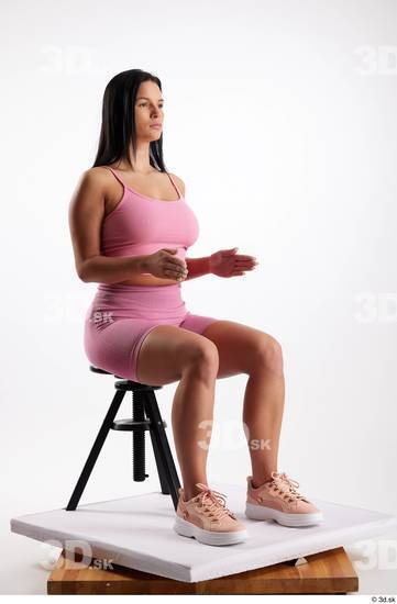 Woman White Average Female Studio Poses