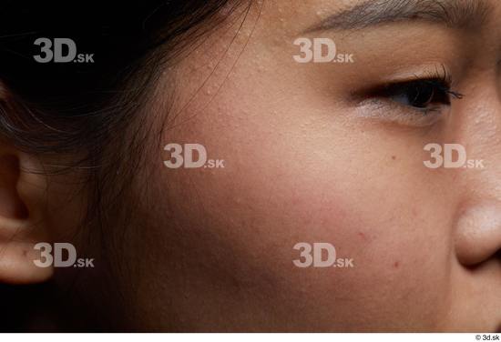 Eye Face Cheek Hair Skin Woman Asian Slim Studio photo references