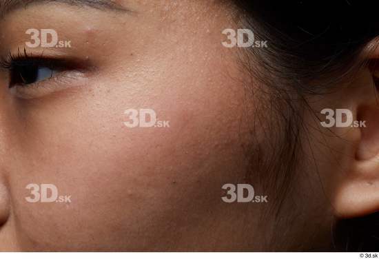 Eye Face Cheek Hair Skin Woman Asian Slim Studio photo references