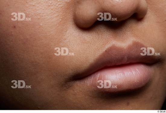 Face Mouth Nose Cheek Skin Woman Asian Slim Studio photo references