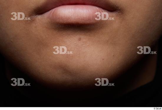 Face Mouth Skin Woman Asian Slim Studio photo references